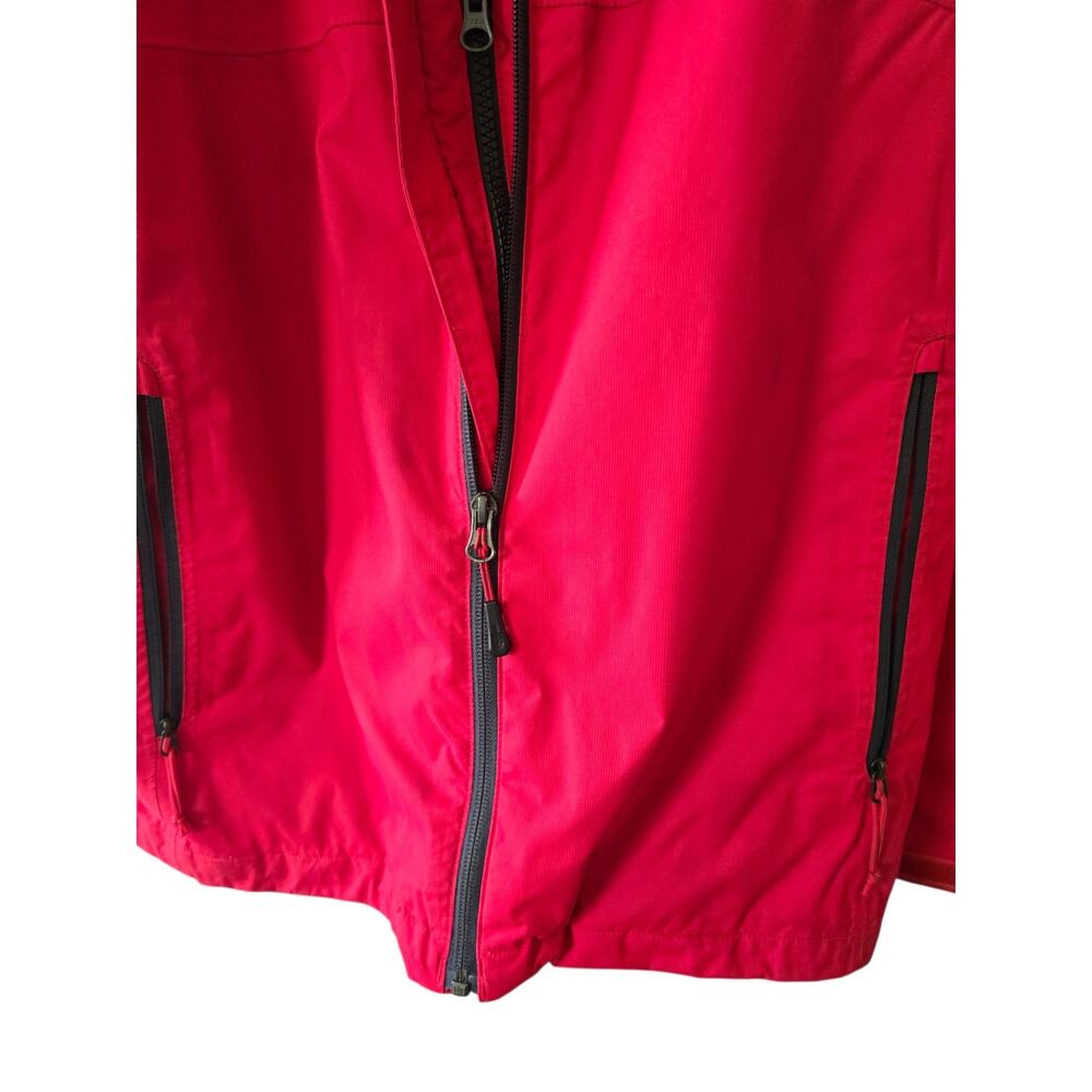The North Face Dble Zip Lined Removable Hood Rain Jacket Size Mens S Womens M - Picture 10 of 11